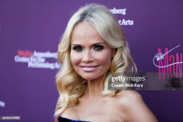 Actress Kristin Chenoweth arrives at Mancini Delivered - A Musical Tribute To Ginny And Henry Manciniat the Wallis Annenberg Center for the...