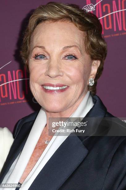 Actress Julie Andrews arrives at Mancini Delivered - A Musical Tribute To Ginny And Henry Manciniat the Wallis Annenberg Center for the Performing...
