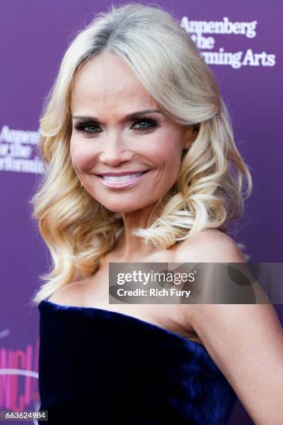 Actress Kristin Chenoweth arrives at Mancini Delivered - A Musical Tribute To Ginny And Henry Manciniat the Wallis Annenberg Center for the...