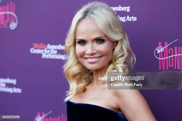 Actress Kristin Chenoweth arrives at Mancini Delivered - A Musical Tribute To Ginny And Henry Manciniat the Wallis Annenberg Center for the...