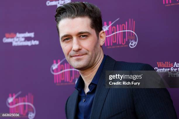Actor Matthew Morrison arrives at Mancini Delivered - A Musical Tribute To Ginny And Henry Manciniat the Wallis Annenberg Center for the Performing...