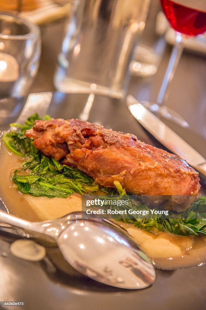 Traditional Greek Roast Lamb On Greens High-Res Stock Photo - Getty Images