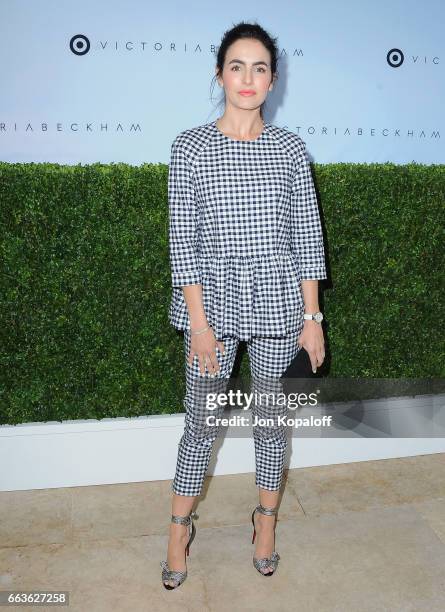 Actress Camilla Belle arrives at Victoria Beckham For Target Launch Event at Private Residence on April 1, 2017 in Los Angeles, California.