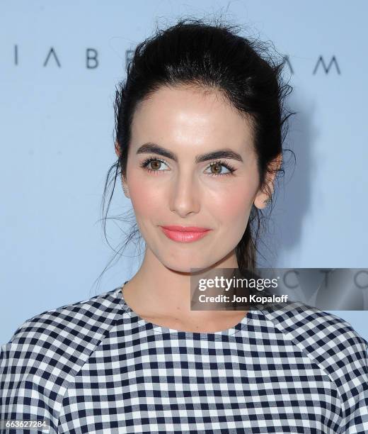 Actress Camilla Belle arrives at Victoria Beckham For Target Launch Event at Private Residence on April 1, 2017 in Los Angeles, California.