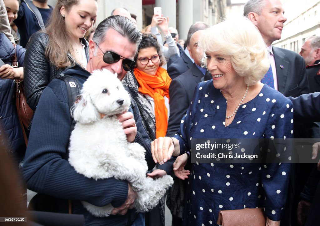 The Prince Of Wales And Duchess Of Cornwall Visit Italy - Day 3