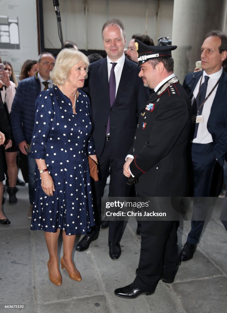 The Prince Of Wales And Duchess Of Cornwall Visit Italy - Day 3