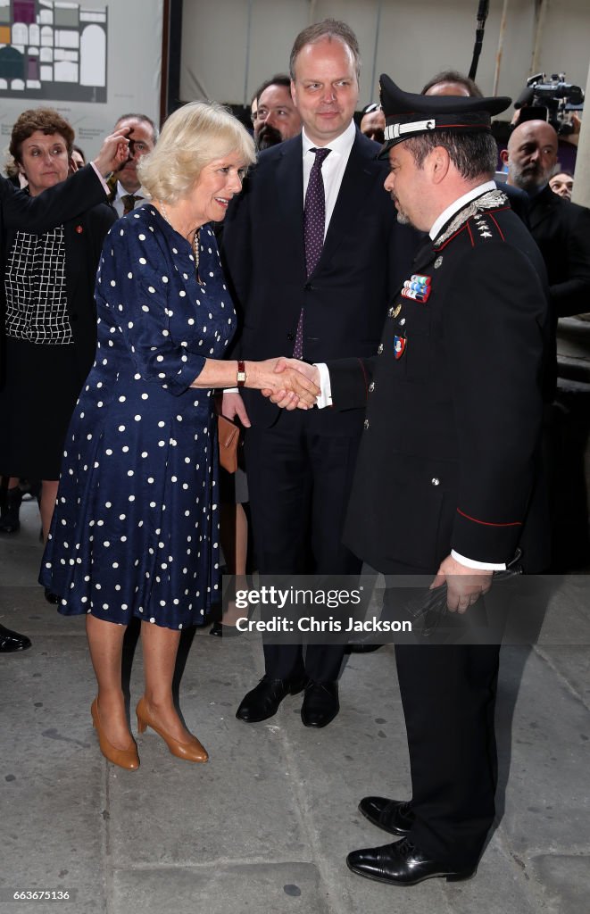 The Prince Of Wales And Duchess Of Cornwall Visit Italy - Day 3