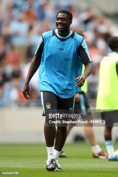 Manchester City's Kolo Toure during the teams' pre season open training session