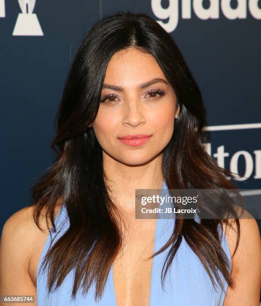 Floriana Lima attends the 28th Annual GLAAD Media Awards on April 01, 2017 in Beverly Hills, California.