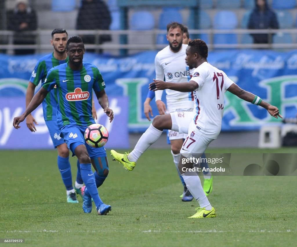 Caykur Rizespor v Trabzonspor: Turkish Spor Toto Super Lig