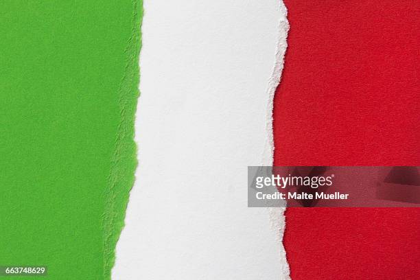 full frame shot of italian flag - bandiera italia foto e immagini stock