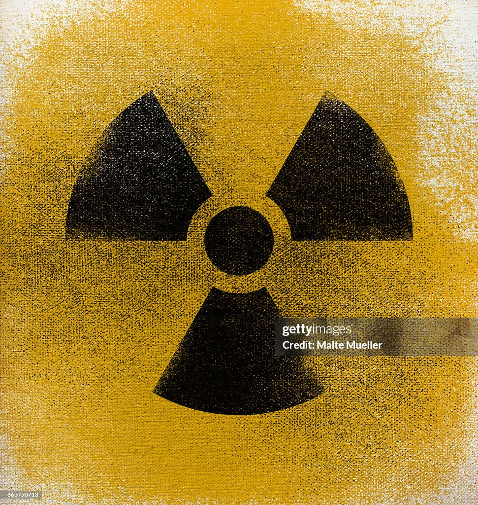 Nuclear Warning Symbol Royalty Free Vector Image Nuclear Symbol Images