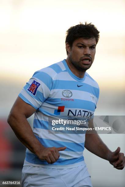 Racing Metro 92's Francois van der Merwe