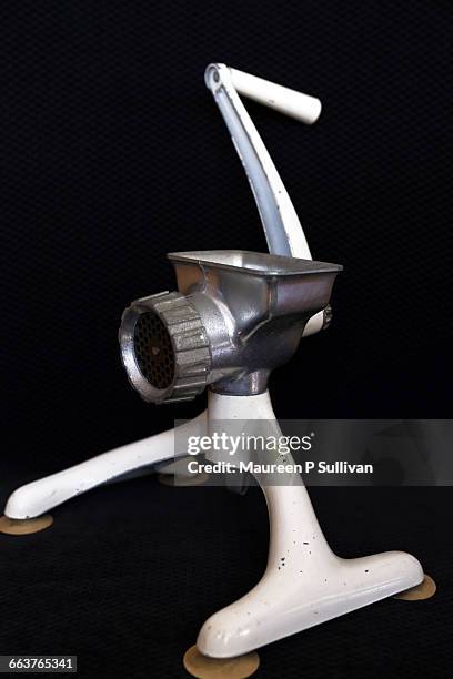 throwback thursday - something old - meat grinder stock pictures, royalty-free photos & images