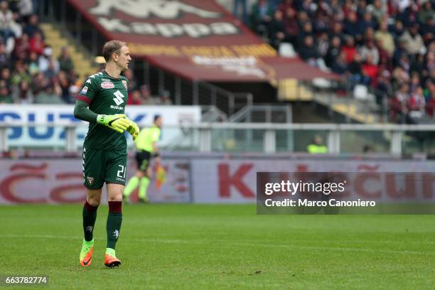 Joe Hart of Torino FC during the Serie A football match between Torino FC and Udinese . Final result is 2-2.