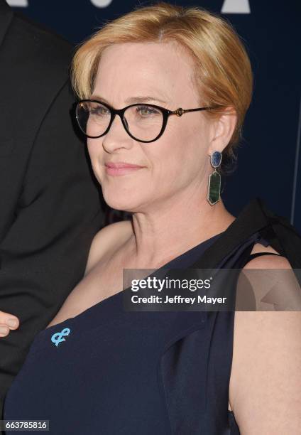 Honoree/actress Patricia Arquette attends the 28th Annual GLAAD Media Awards in LA at The Beverly Hilton Hotel on April 1, 2017 in Beverly Hills,...