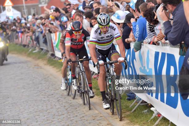 101st Tour of Flanders 2017 / Men Peter SAGAN / Greg VAN AVERMAET / Oliver NAESEN / Oude Kwaremont / Antwerpen - Oudenaarde / Ronde van Vlaanderen /...