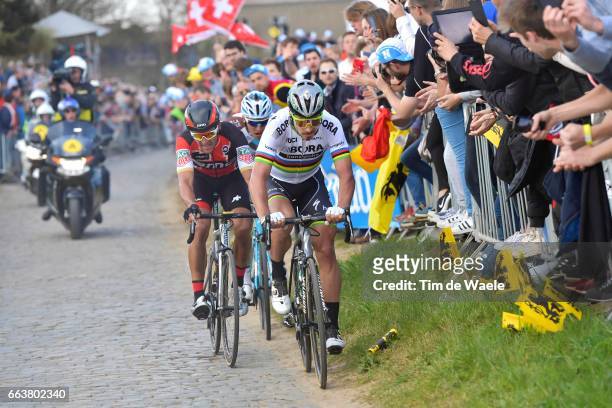 101st Tour of Flanders 2017 / Men Peter SAGAN / Greg VAN AVERMAET / Oliver NAESEN / Oude Kwaremont / Antwerpen - Oudenaarde / Ronde van Vlaanderen /...
