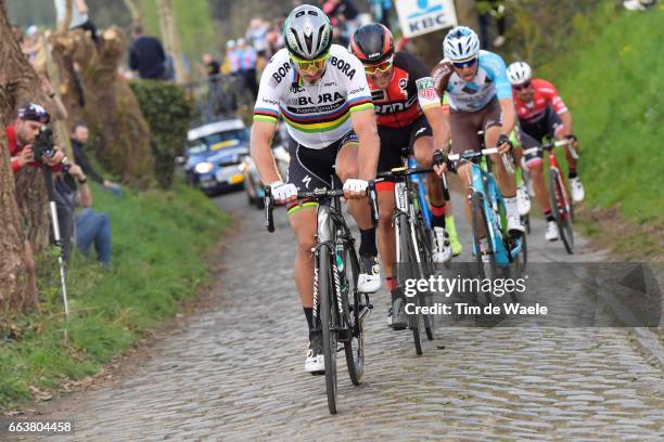 101st Tour of Flanders 2017 / Men Peter SAGAN / Greg VAN AVERMAET / Oliver NAESEN / Oude Kwaremont / Antwerpen - Oudenaarde / Ronde van Vlaanderen /...