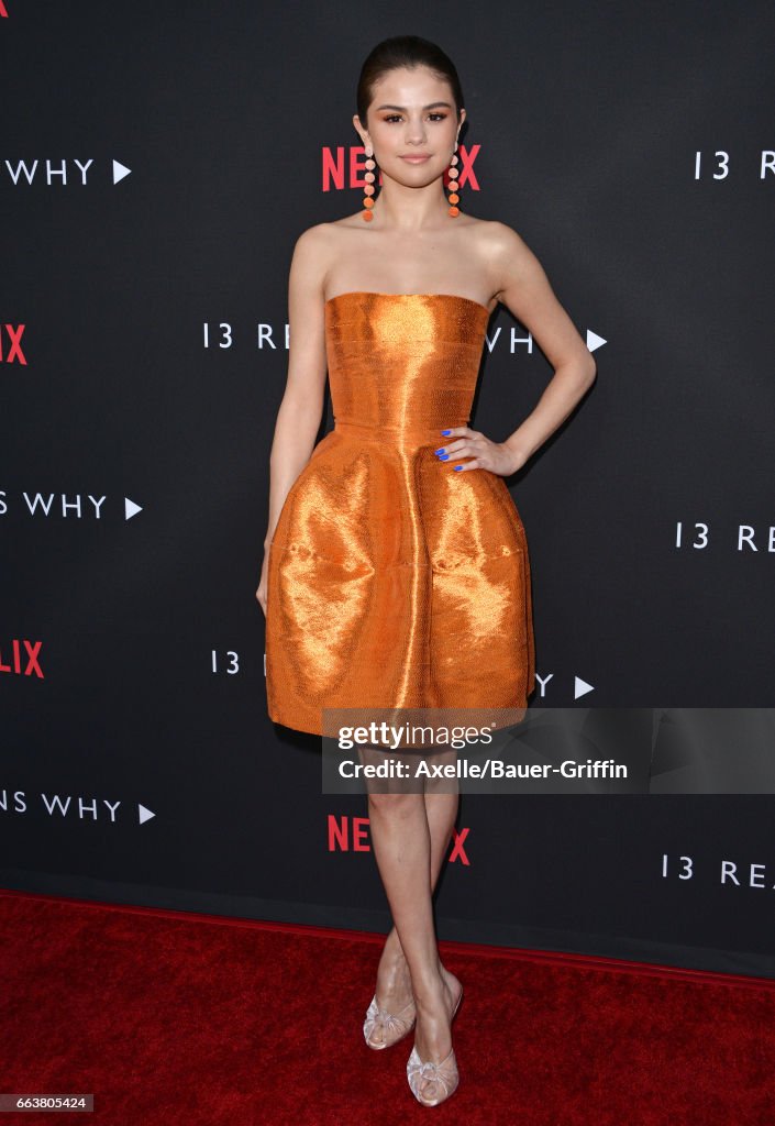 Premiere Of Netflix's "13 Reasons Why"