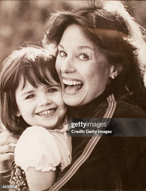 Lana Wood, the sister of Natalie Wood holds her daughter, Evan Taylor Maldonado at 6-months-old. Evan is currently undergoing chemotherapy. Maldonado...