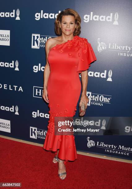 Actress Alexandra Billings attends the 28th Annual GLAAD Media Awards in LA at The Beverly Hilton Hotel on April 1, 2017 in Beverly Hills, California.