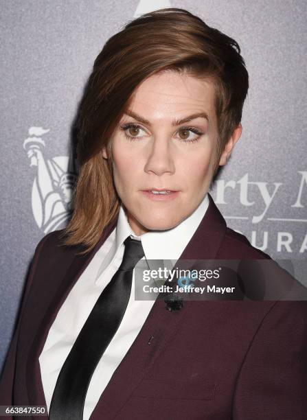 Comedian Cameron Esposito attends the 28th Annual GLAAD Media Awards in LA at The Beverly Hilton Hotel on April 1, 2017 in Beverly Hills, California.