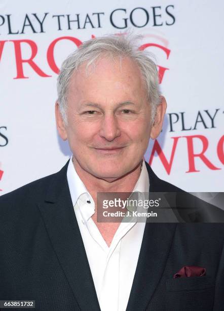 Actor Victor Garber attends "The Play That Goes Wrong" Broadway Opening Night at the Lyceum Theatre on April 2, 2017 in New York City.
