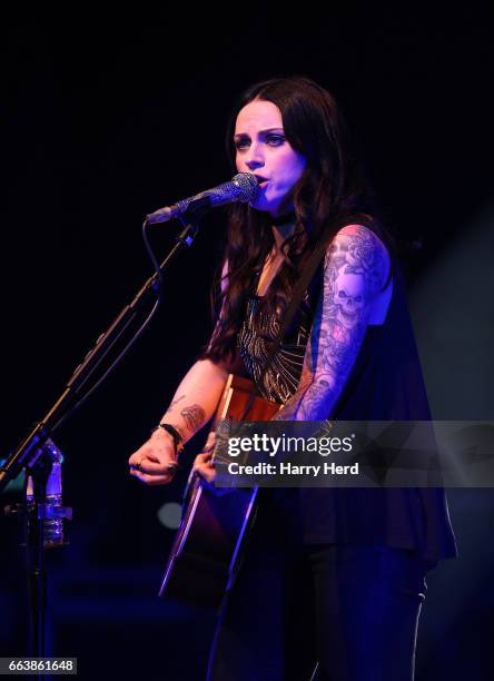 Amy Macdonald performs at Pavilion Theatre on April 2, 2017 in Bournemouth, England.