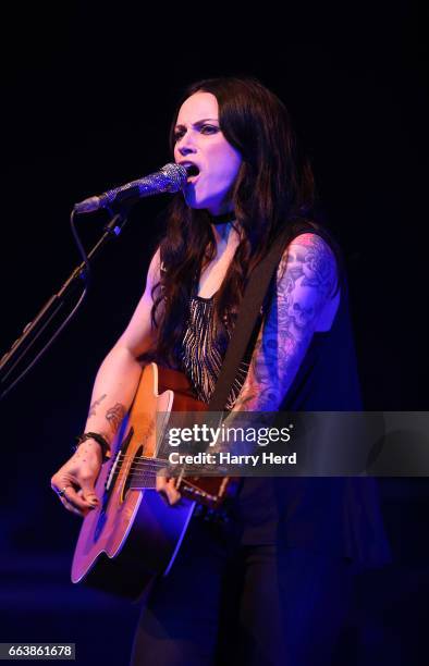 Amy Macdonald performs at Pavilion Theatre on April 2, 2017 in Bournemouth, England.