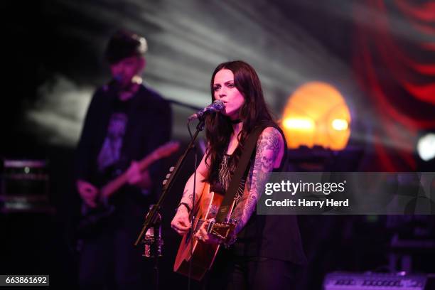 Amy Macdonald performs at Pavilion Theatre on April 2, 2017 in Bournemouth, England.