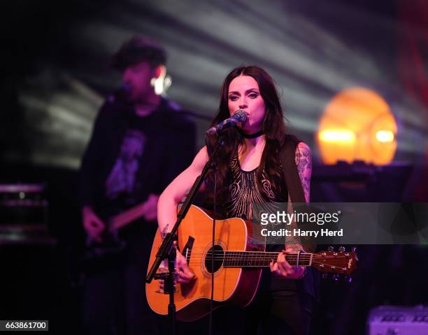 Amy Macdonald performs at Pavilion Theatre on April 2, 2017 in Bournemouth, England.