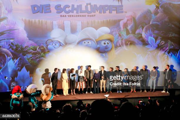Sony Germany CEO Martin Bachmann, german actressNora Tschirner, german actress Iris Berben, model Lena Gercke, Lifestyle-Blogger Sami Slimani,...