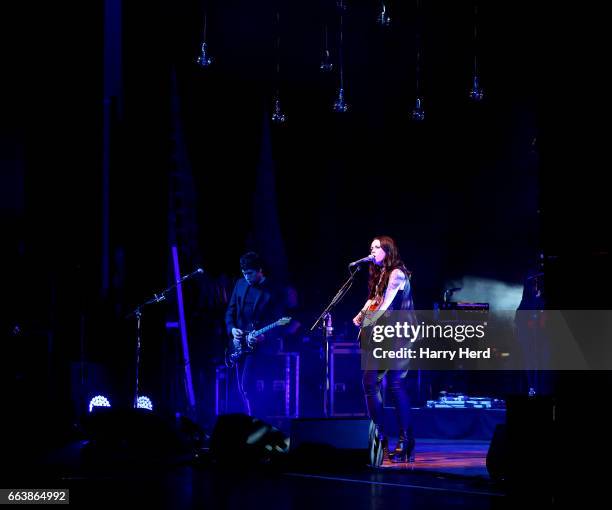 Amy Macdonald performs At Pavilion Theatre on April 2, 2017 in Bournemouth, England.