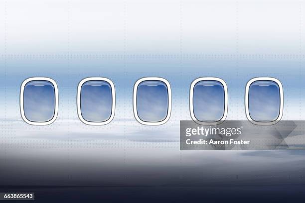 aircraft windows - im freien stock-grafiken, -clipart, -cartoons und -symbole
