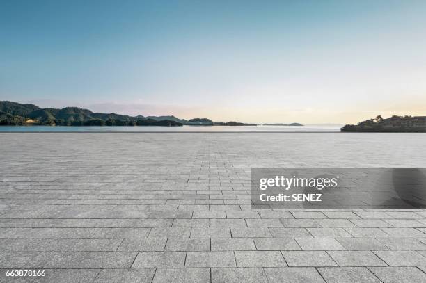 parking lot - paving stone stock pictures, royalty-free photos & images