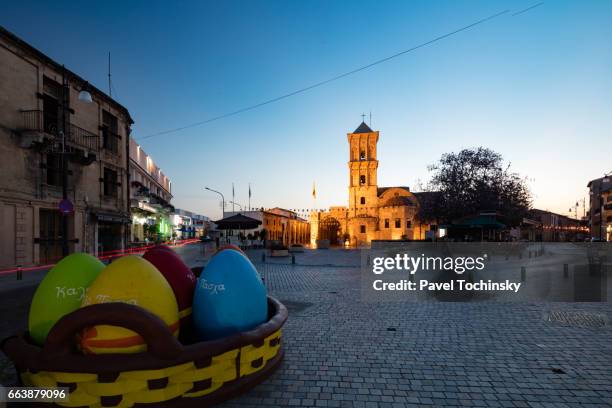 the church of saint lazarus in larnaca - limassol cyprus stock pictures, royalty-free photos & images