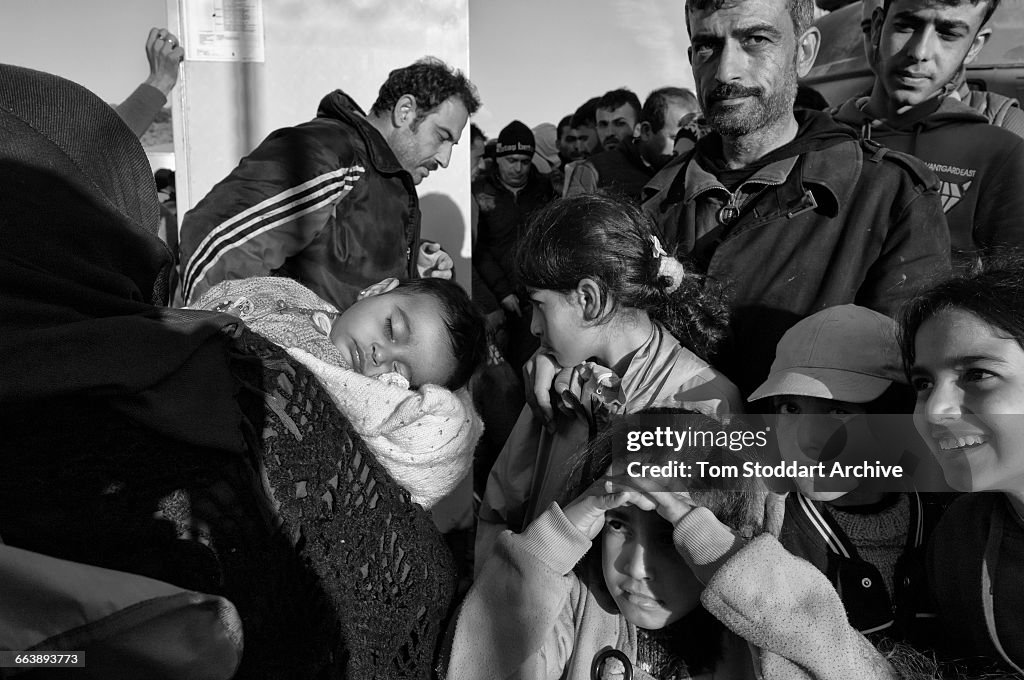 Refugees On Lesbos