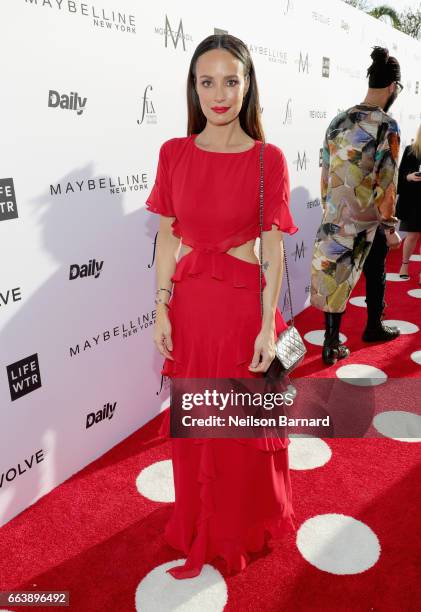 Tv personality Catt Sadler attends the Daily Front Row's 3rd Annual Fashion Los Angeles Awards at Sunset Tower Hotel on April 2, 2017 in West...