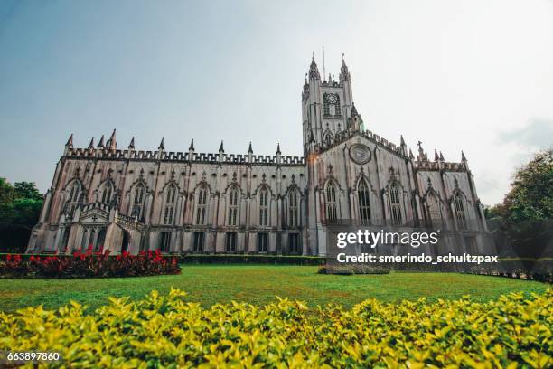 st paul’s cathedral, kolkata - episcopal conference stock pictures, royalty-free photos & images