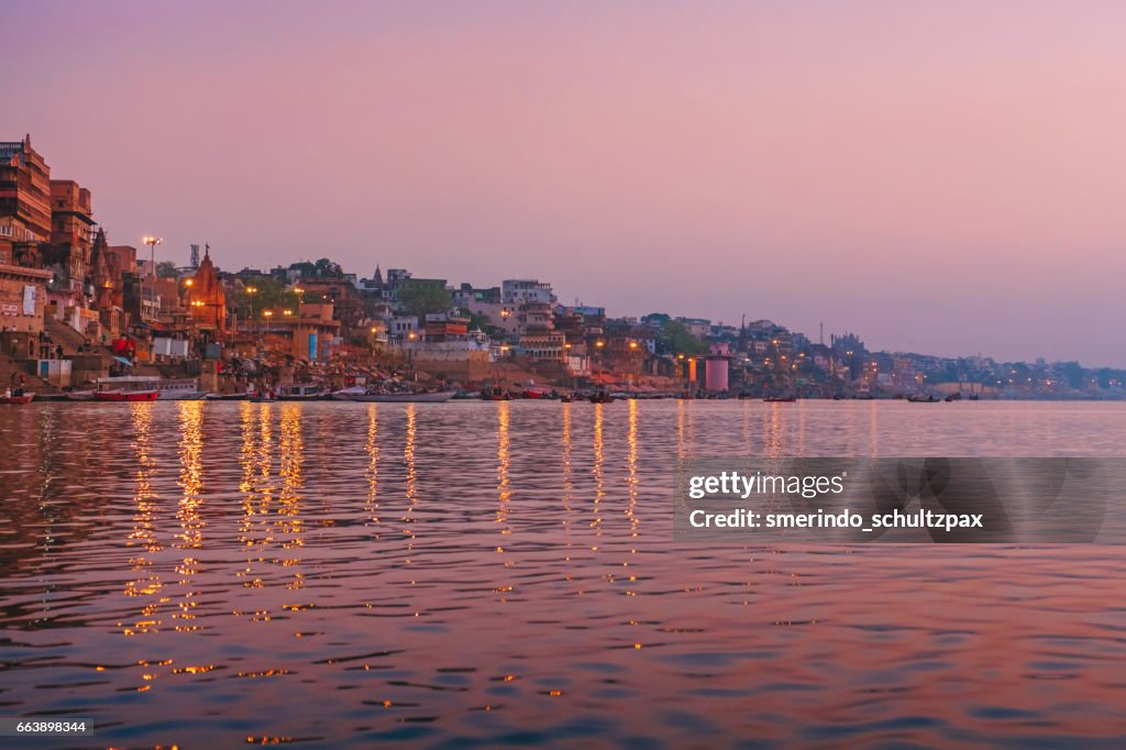 Dawn in Ganges River