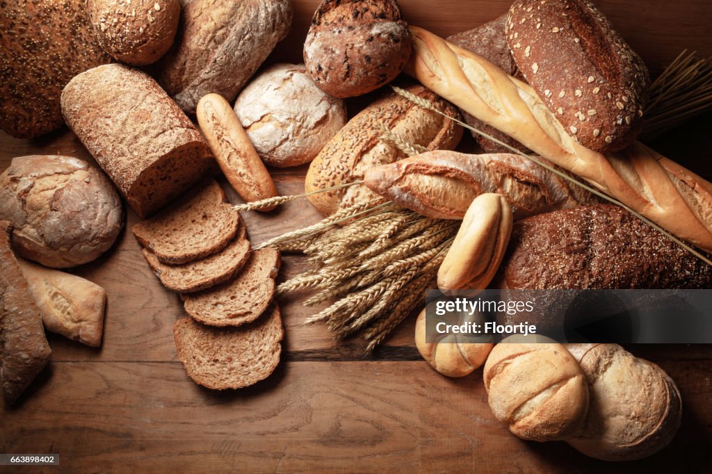 Bread: Bread Variety Still Life