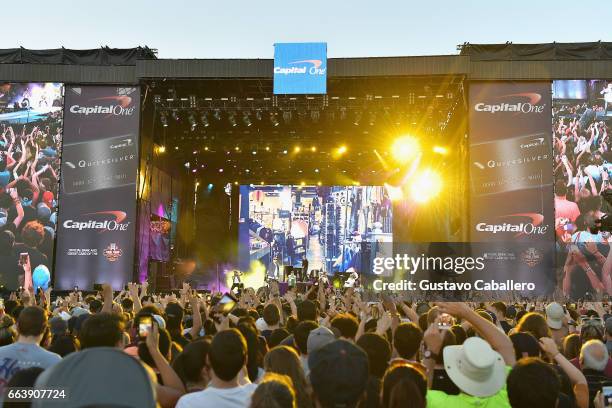 Musicians Macklemore and Ryan Lewis perform at the Capital One JamFest during the NCAA March Madness Music Festival 2017 on April 2, 2017 in Phoenix,...