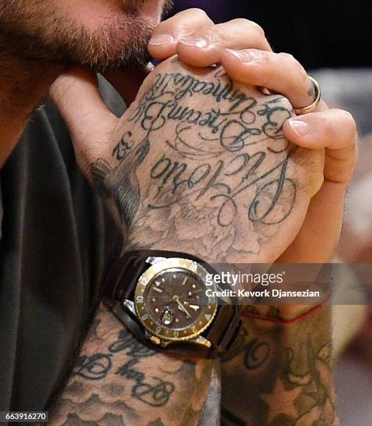 525 David Beckham Tattoo Photos and Premium High Res Pictures - Getty Images