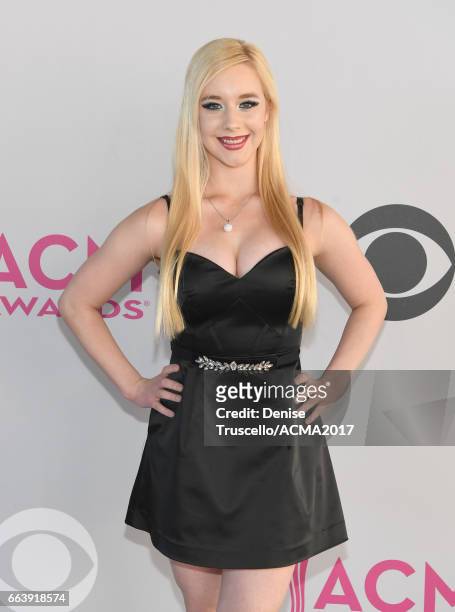 Cast member of ABSINTHE attends the 52nd Academy of Country Music Awards at Toshiba Plaza on April 2, 2017 in Las Vegas, Nevada.