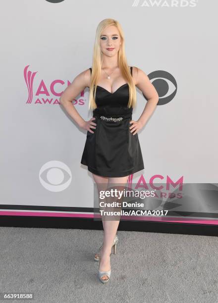 Cast member of ABSINTHE attends the 52nd Academy of Country Music Awards at Toshiba Plaza on April 2, 2017 in Las Vegas, Nevada.