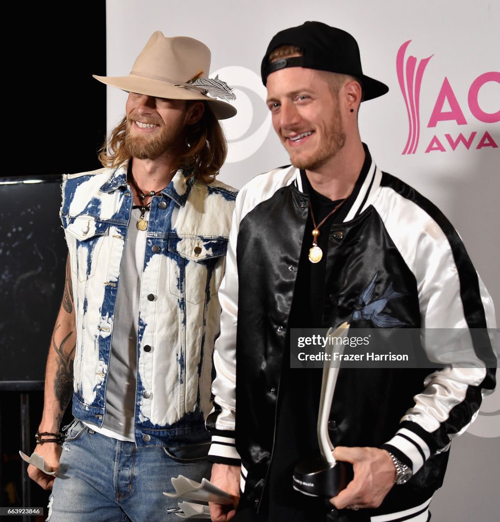 52nd Academy Of Country Music Awards - Press Room