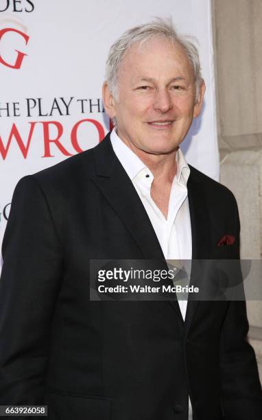 Victor Garber attends 'The Play That Goes Wrong' Broadway Opening Night at the Lyceum Theatre on April 2, 2017 in New York City.