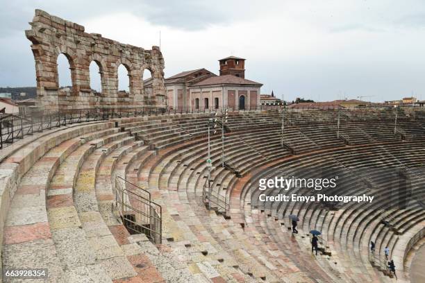 arena di verona, italy - europa occidentale stock pictures, royalty-free photos & images