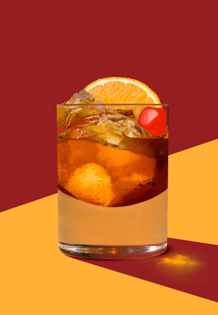 old fashioned - orange cocktail stock pictures, royalty-free photos & images